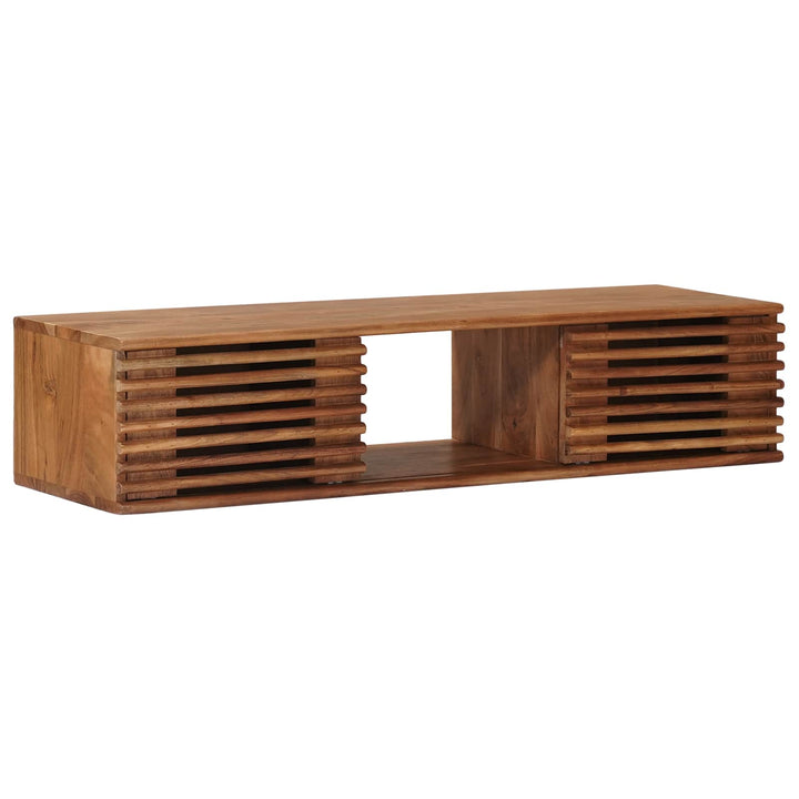 Tv-Skåp Med Lagring Med Dörr Naturfärg 105 X 30 X 22,5 Cm