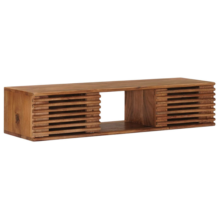 Tv-Skåp Med Lagring Med Dörr Naturfärg 105 X 30 X 22,5 Cm