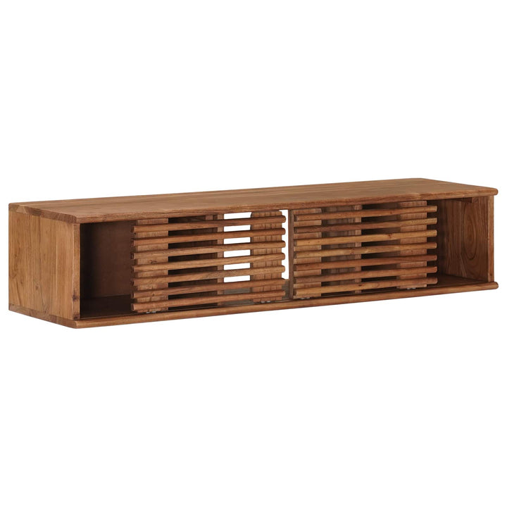Tv-Skåp Med Lagring Med Dörr Naturfärg 105 X 30 X 22,5 Cm
