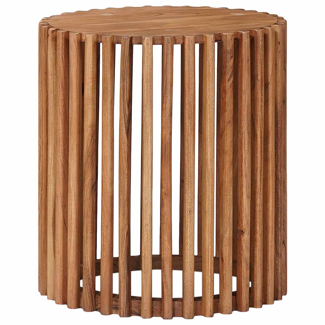 Handgjord Sidobord Sats 2 Pcs Teakbrun 40 X 40 X 45 Cm