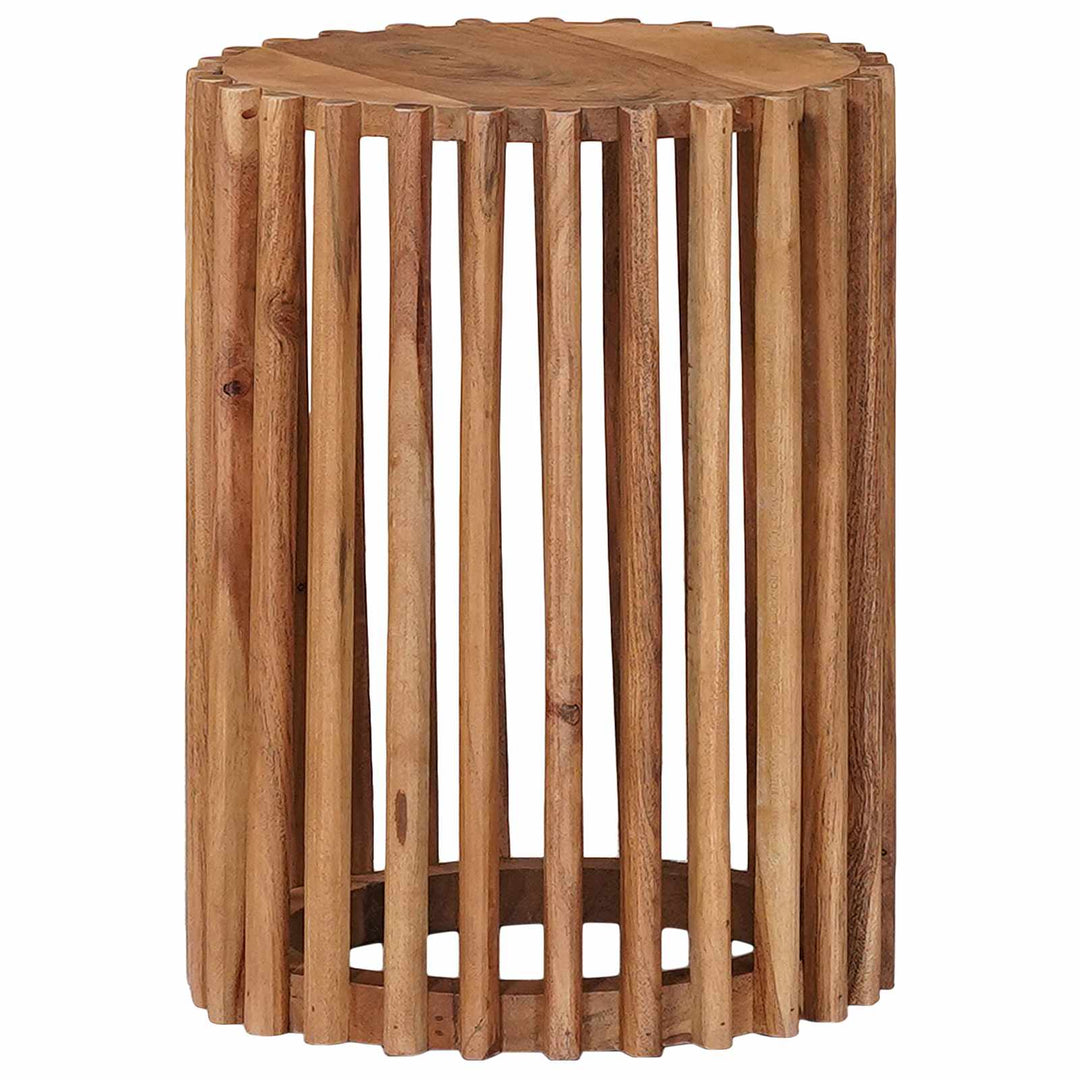 Handgjord Sidobord Sats 2 Pcs Teakbrun 40 X 40 X 45 Cm