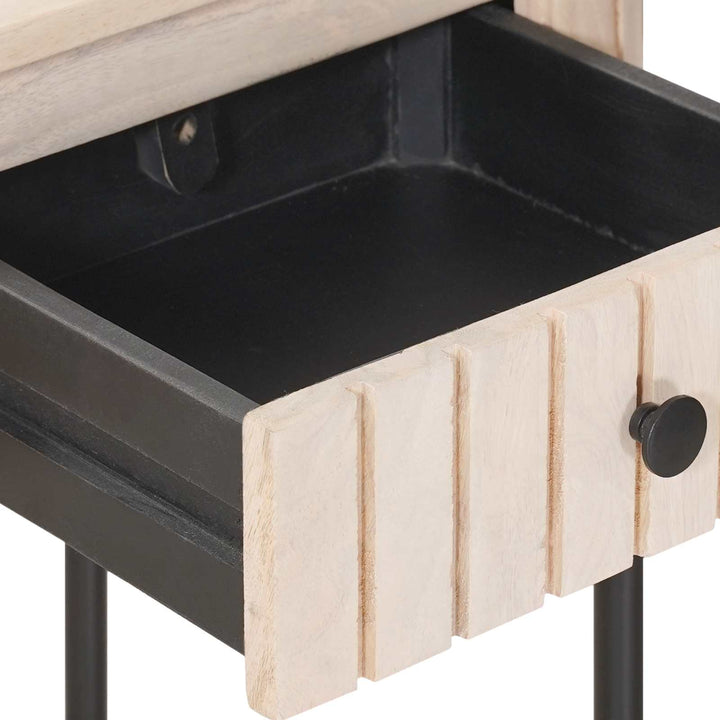 Hantverksmässig Sluttabell Vit 100 X 30 X 76 Cm
