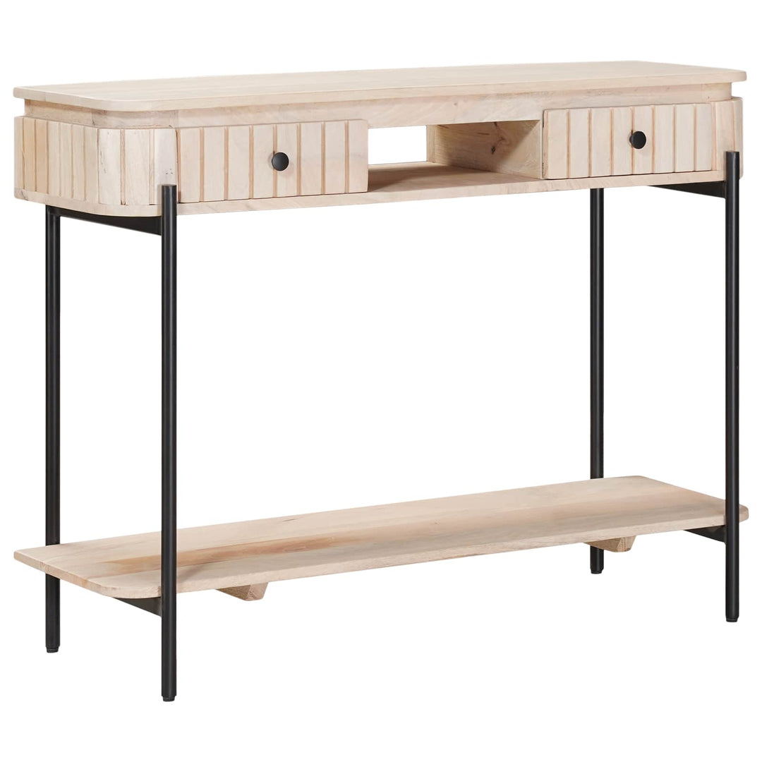 Hantverksmässig Sluttabell Vit 100 X 30 X 76 Cm