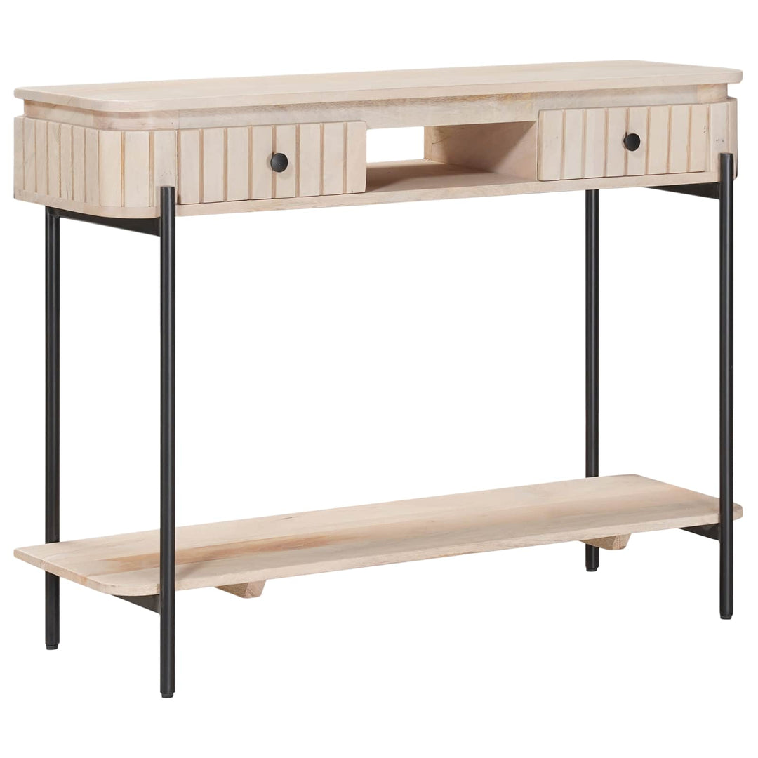 Hantverksmässig Sluttabell Vit 100 X 30 X 76 Cm