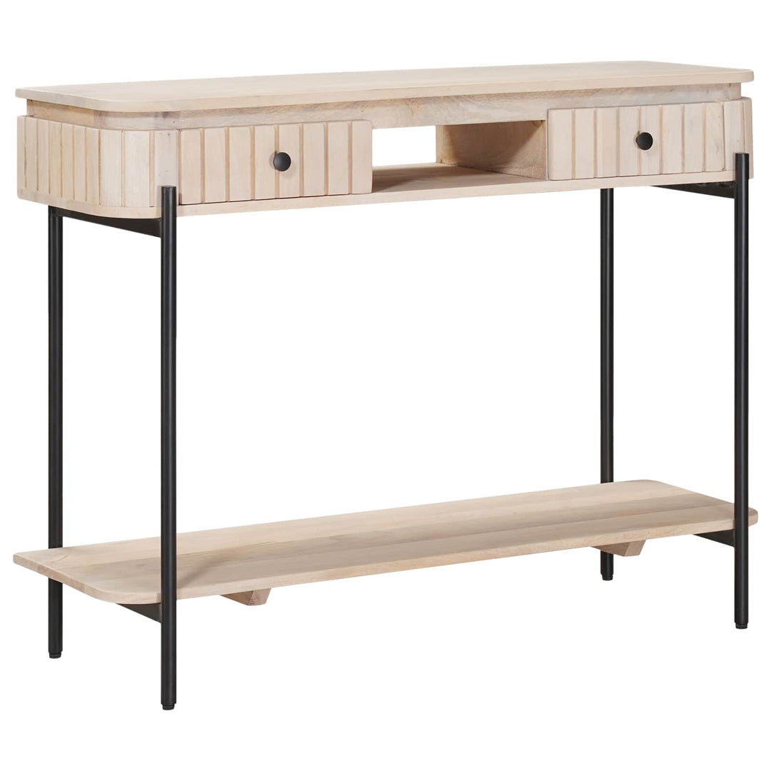 Hantverksmässig Sluttabell Vit 100 X 30 X 76 Cm