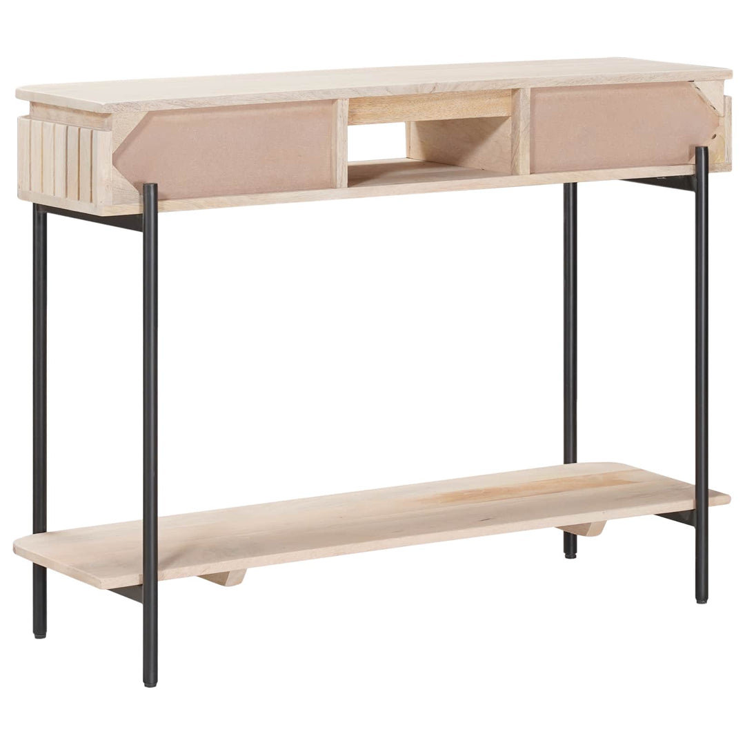 Hantverksmässig Sluttabell Vit 100 X 30 X 76 Cm