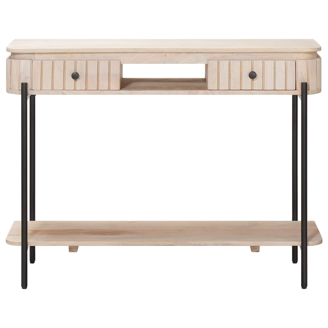 Hantverksmässig Sluttabell Vit 100 X 30 X 76 Cm