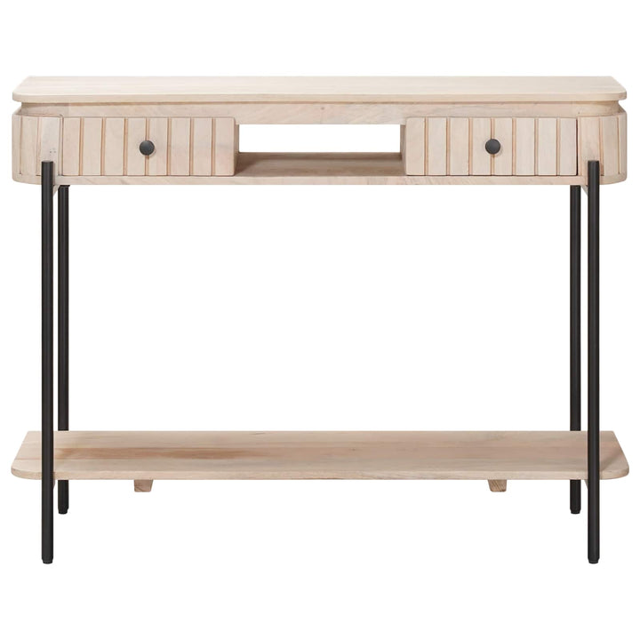 Hantverksmässig Sluttabell Vit 100 X 30 X 76 Cm
