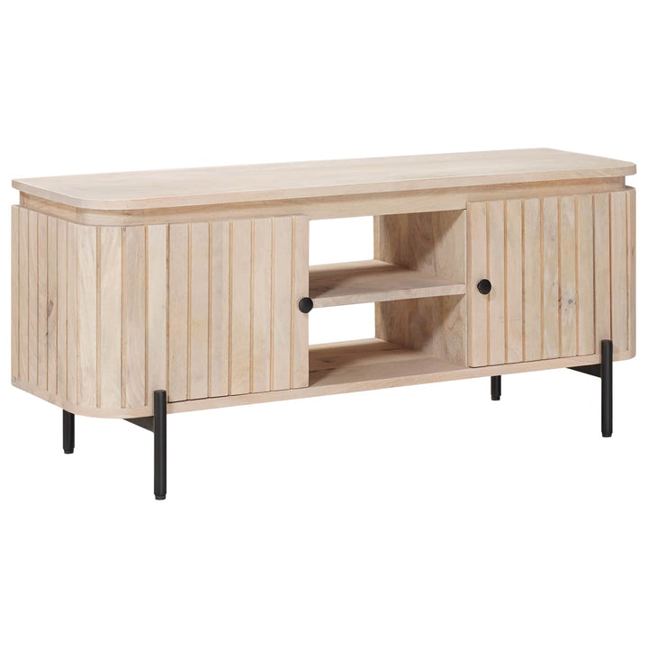Tv-Skåp 105 X 30 X 45 Cm Massivt Mangoträ Och Konstruerat Trä
