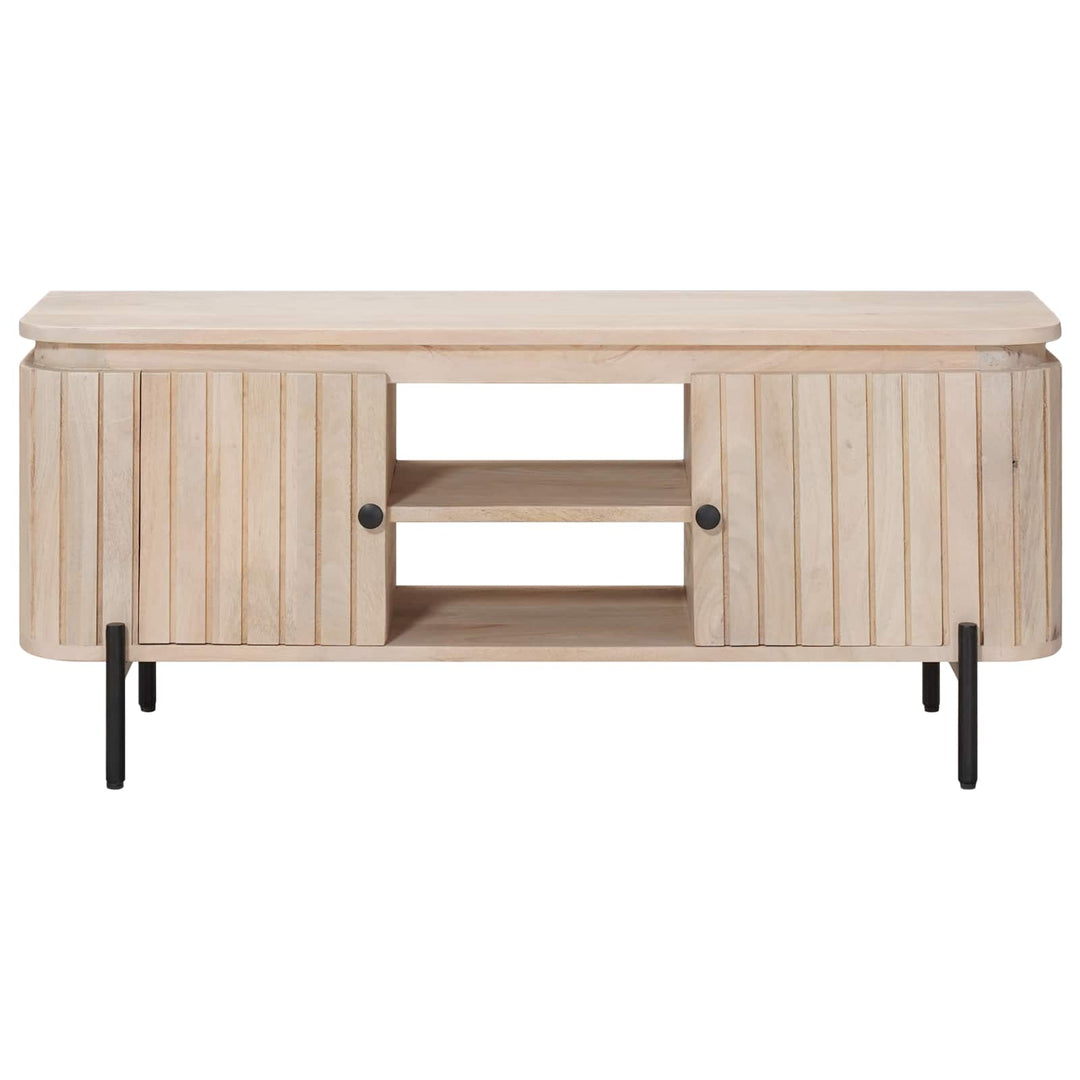Tv-Skåp 105 X 30 X 45 Cm Massivt Mangoträ Och Konstruerat Trä