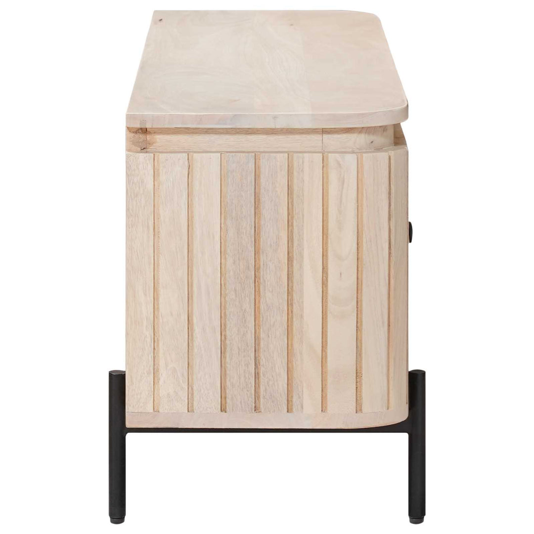 Tv-Skåp 105 X 30 X 45 Cm Massivt Mangoträ Och Konstruerat Trä