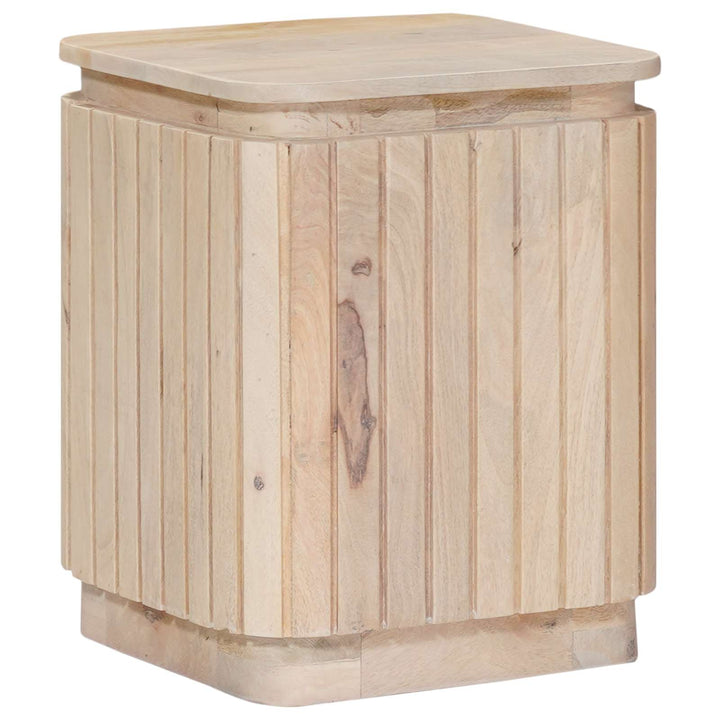 Handgjord Sidobord Sats 2 Pcs Vit 45 X 45 X 45 Cm