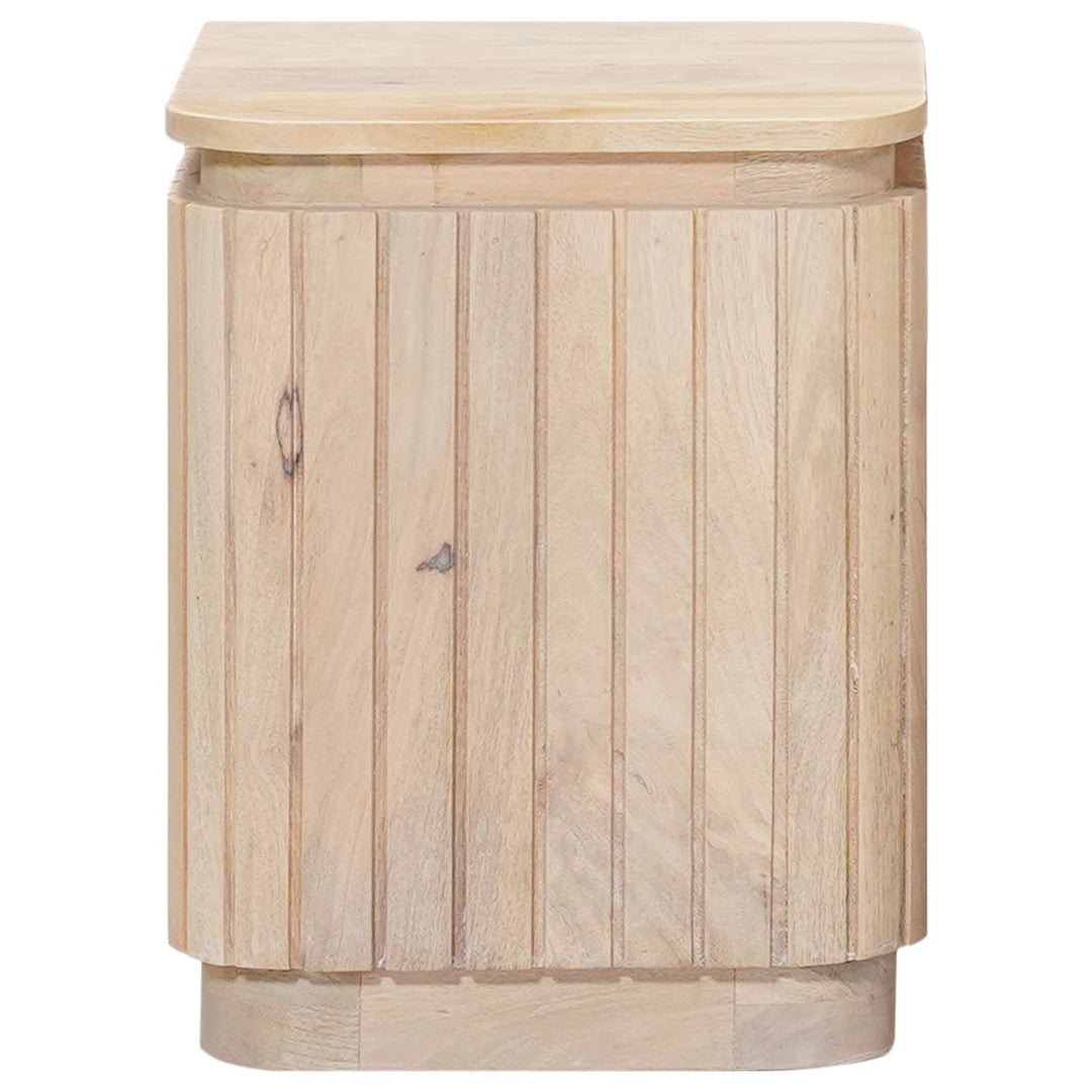 Handgjord Sidobord Sats 2 Pcs Vit 45 X 45 X 45 Cm