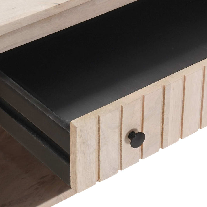Skobänk 85 X 37 X 48 Cm Massivt Mangoträ Och Konstruerat Trä