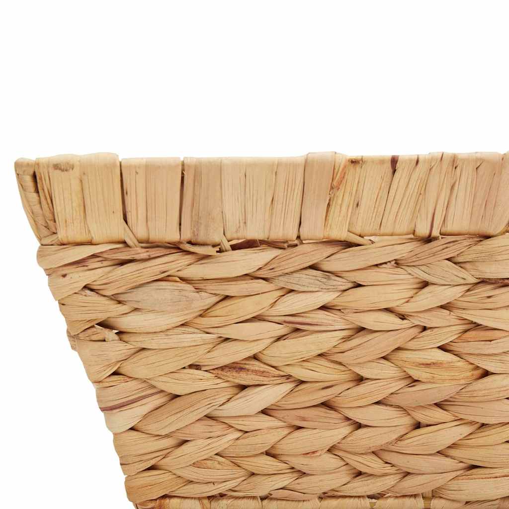 Förvaringskorgar 2 Pcs Naturfärg 38 X 28 X 15 Cm Vattenhyacint