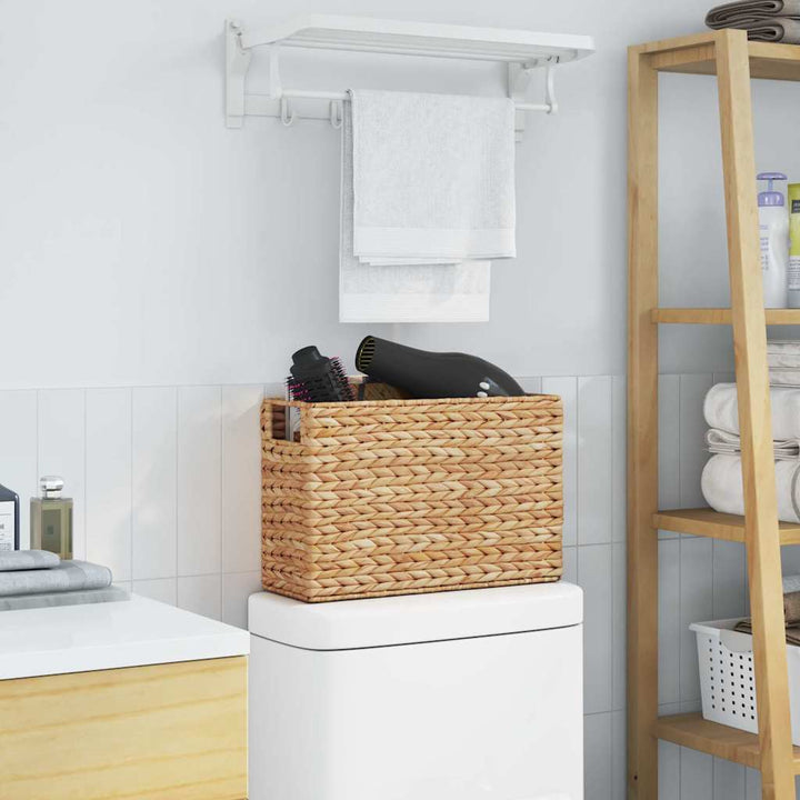 Tidningkorgar 2 Pcs Naturfärg 39 X 14 X 25 Cm Vattenhyacint