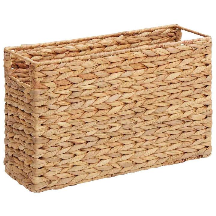 Tidningkorgar 2 Pcs Naturfärg 39 X 14 X 25 Cm Vattenhyacint
