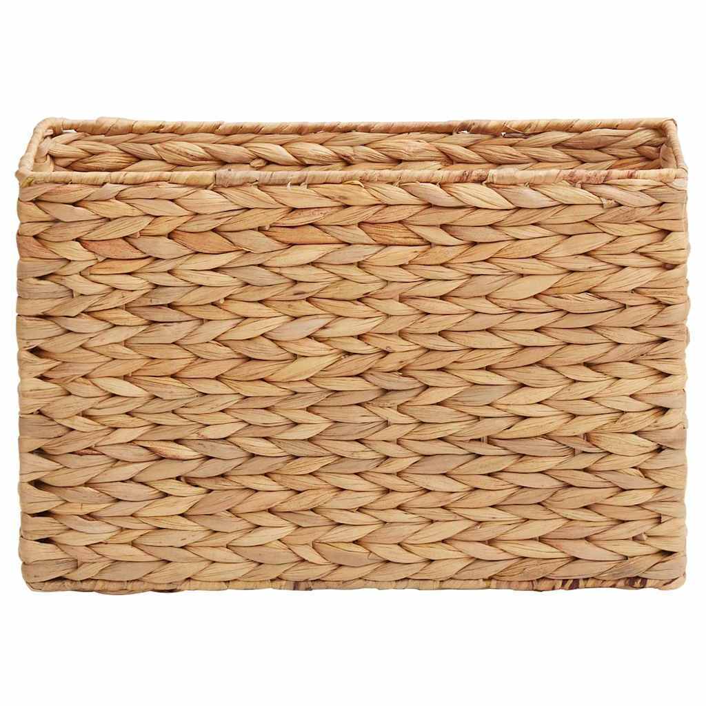 Tidningkorgar 2 Pcs Naturfärg 39 X 14 X 25 Cm Vattenhyacint