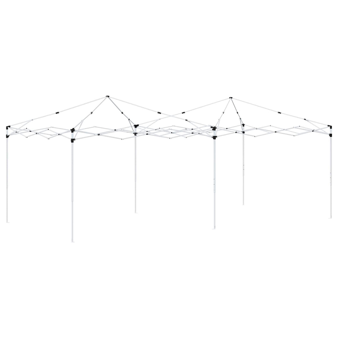 Pop-Up Partytält Gräddvit 575 X 288 X 245 Cm