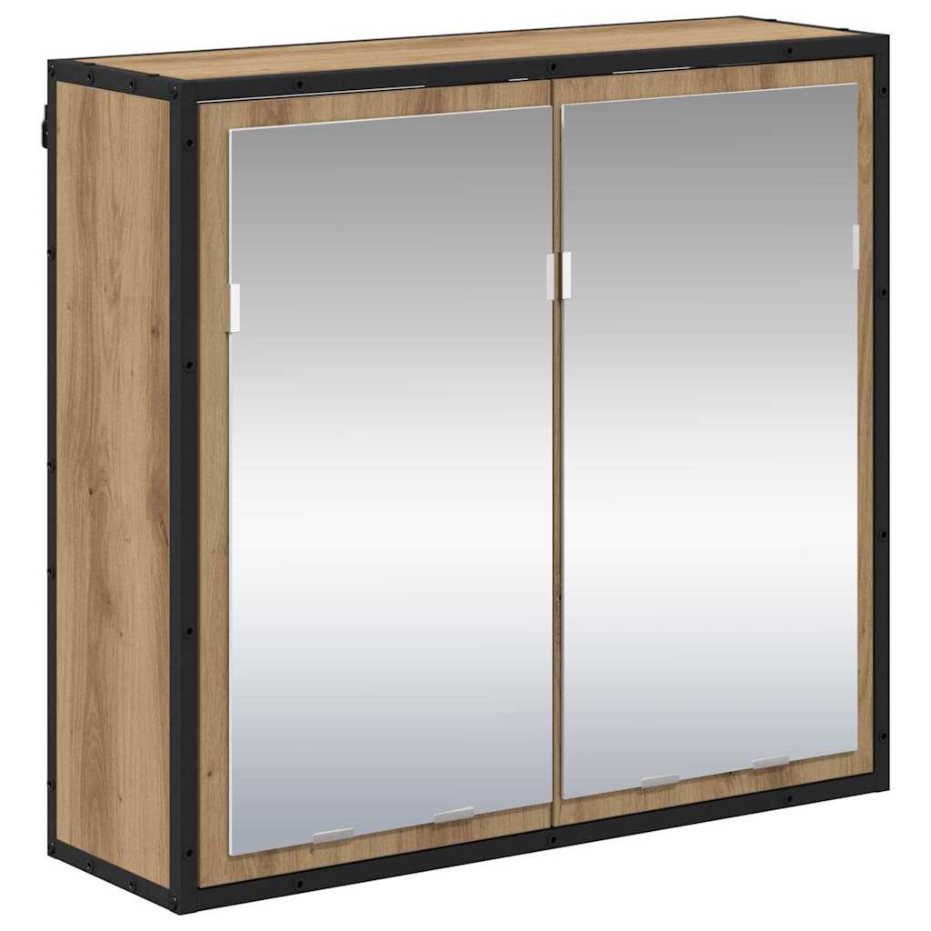 Badrumsmöbelset 2 St Artisan Ek 80 X 33 X 60 Cm Konstruerat Trä