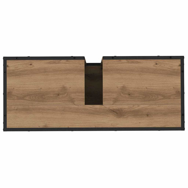 Badrumsmöbelset 2 St Artisan Ek 80 X 33 X 60 Cm Konstruerat Trä