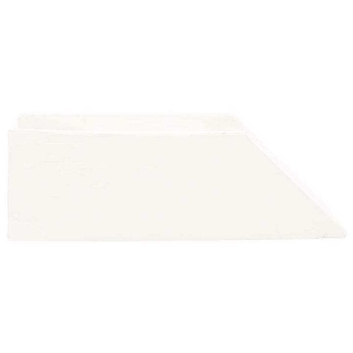 Ben Kudde Enfärgad Vit 68 X 25 X 21,5 Cm Pu Skum