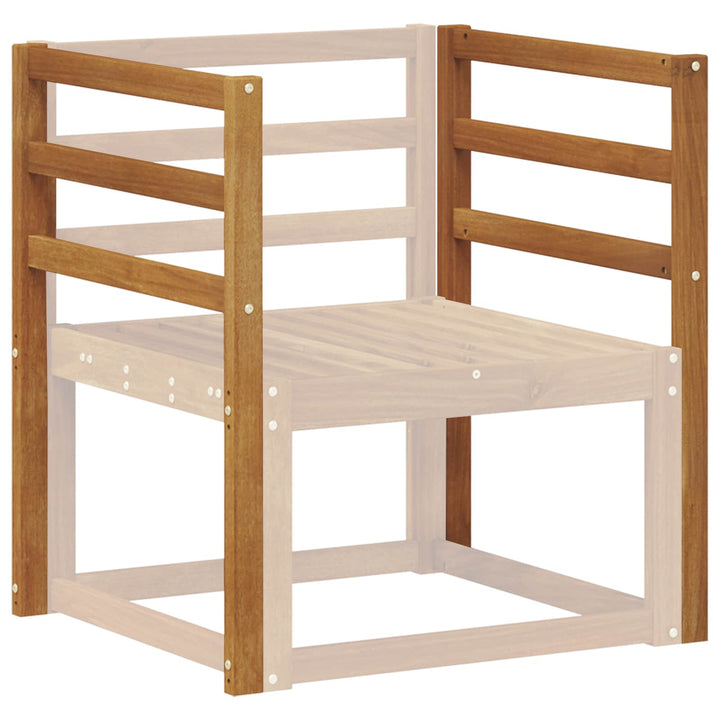 Armstöd 2 St Naturfärg 59 X 4 X 73 Cm Massivt Akaciaträ