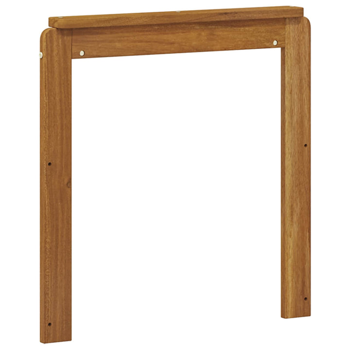 Armstöd 2 St Brun 59 X 6 X 61 Cm Massivt Akaciaträ