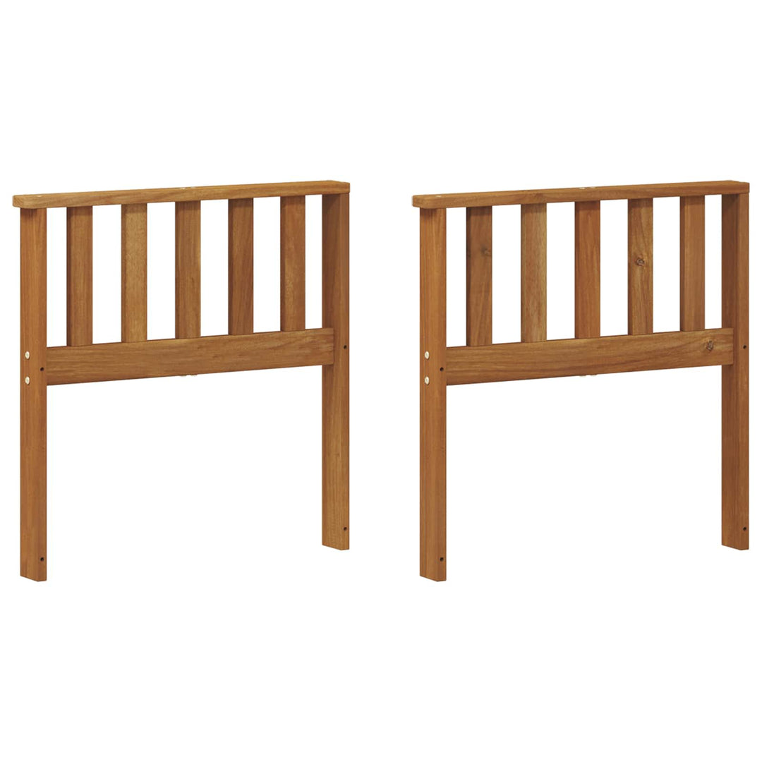 Armstöd 2 Pcs Brun 60 X 6 X 61 Cm Konstruerat Trä