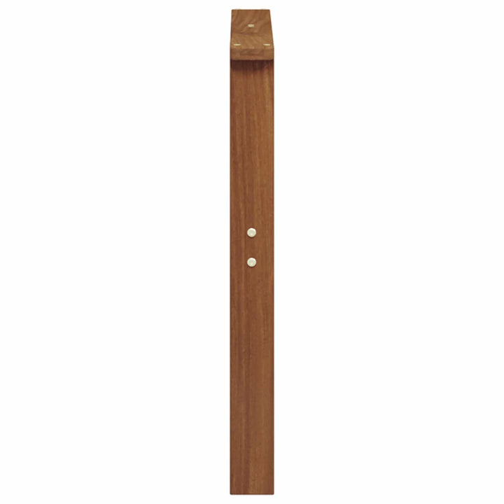 Armstöd 2 Pcs Brun 60 X 6 X 61 Cm Konstruerat Trä