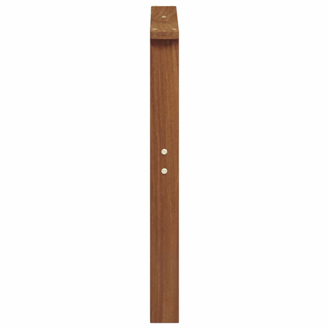 Armstöd 2 Pcs Brun 60 X 6 X 61 Cm Konstruerat Trä