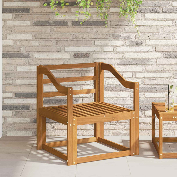 Armstöd 2 Pcs Naturlig 59 X 4 X 73 Cm Massivt Akaciaträ