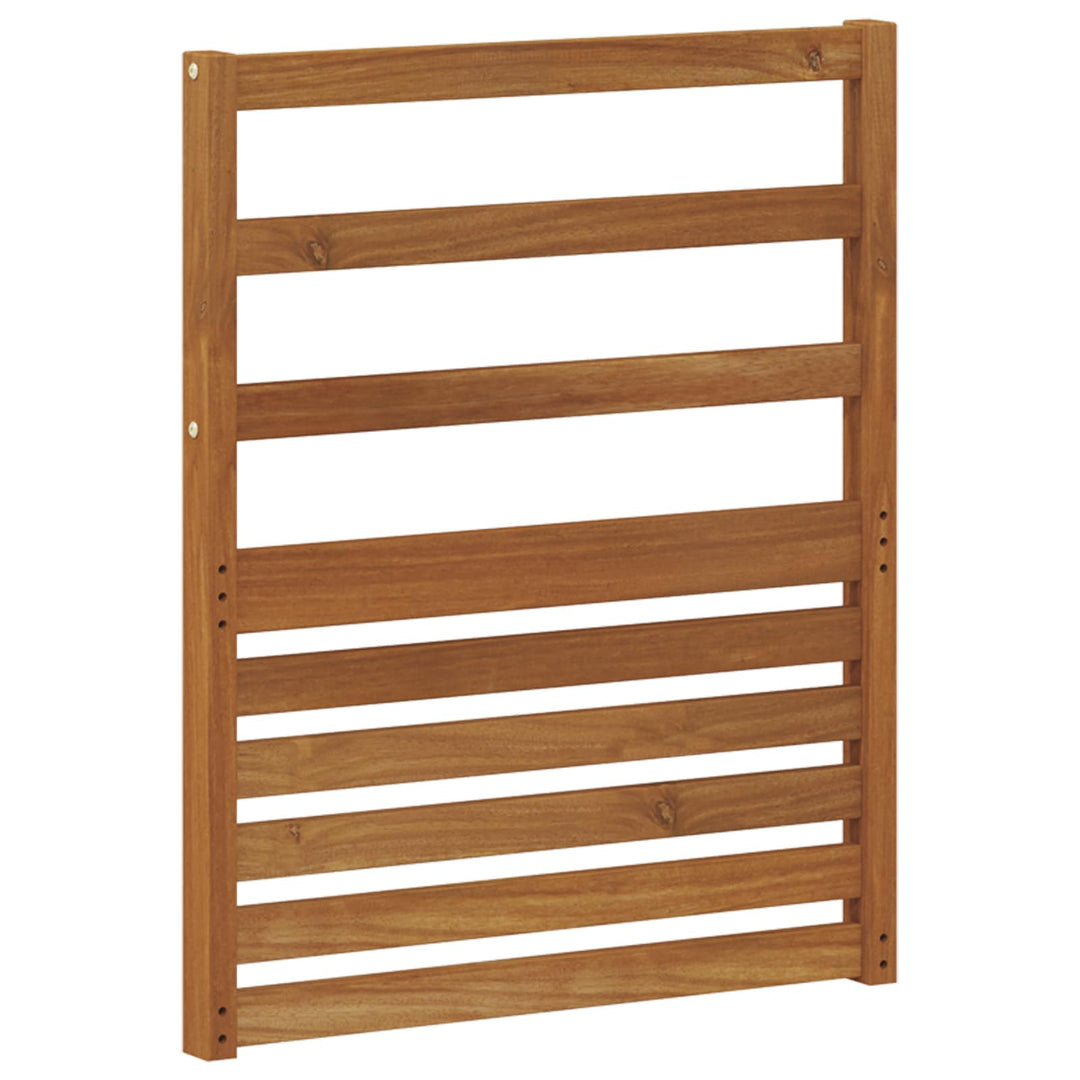 Armstöd 2 St Brun 59 X 4 X 73 Cm Massivt Akaciaträ