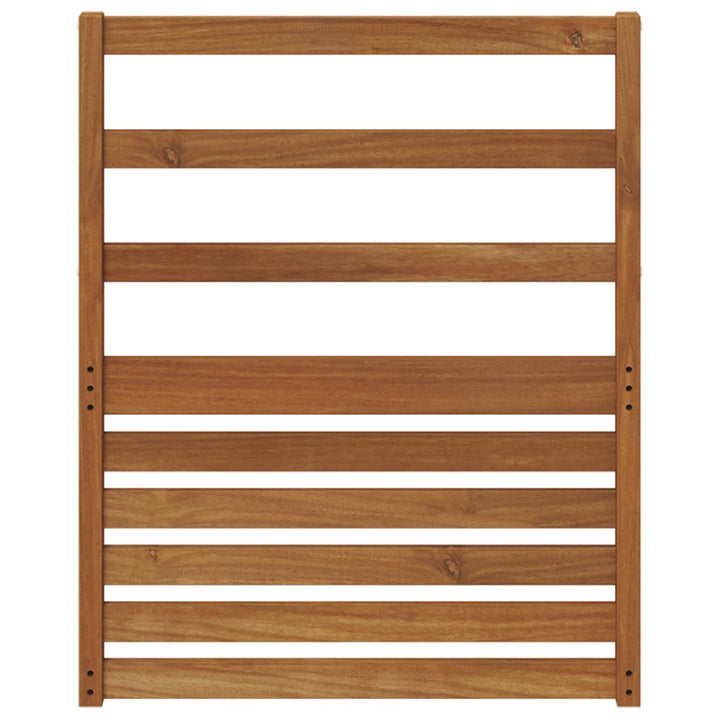Armstöd 2 St Brun 59 X 4 X 73 Cm Massivt Akaciaträ