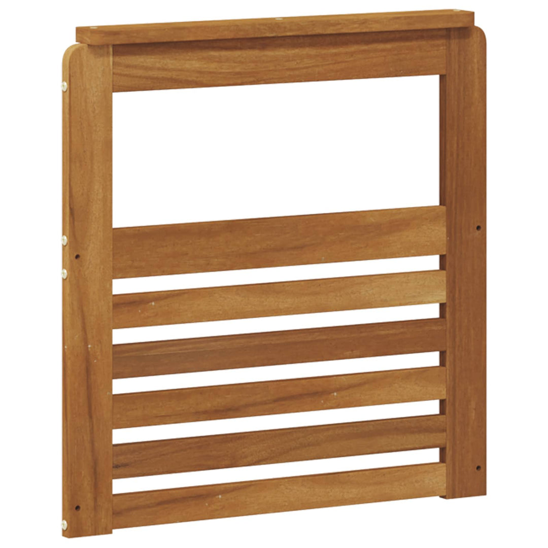 Armstöd 2 St Brun 59 X 6 X 61 Cm Massivt Akaciaträ