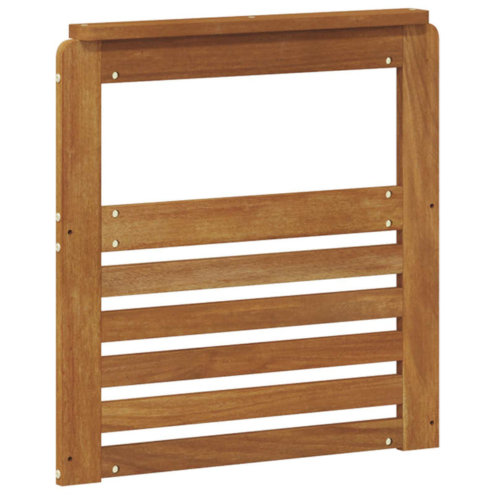 Armstöd 2 St Brun 59 X 6 X 61 Cm Massivt Akaciaträ