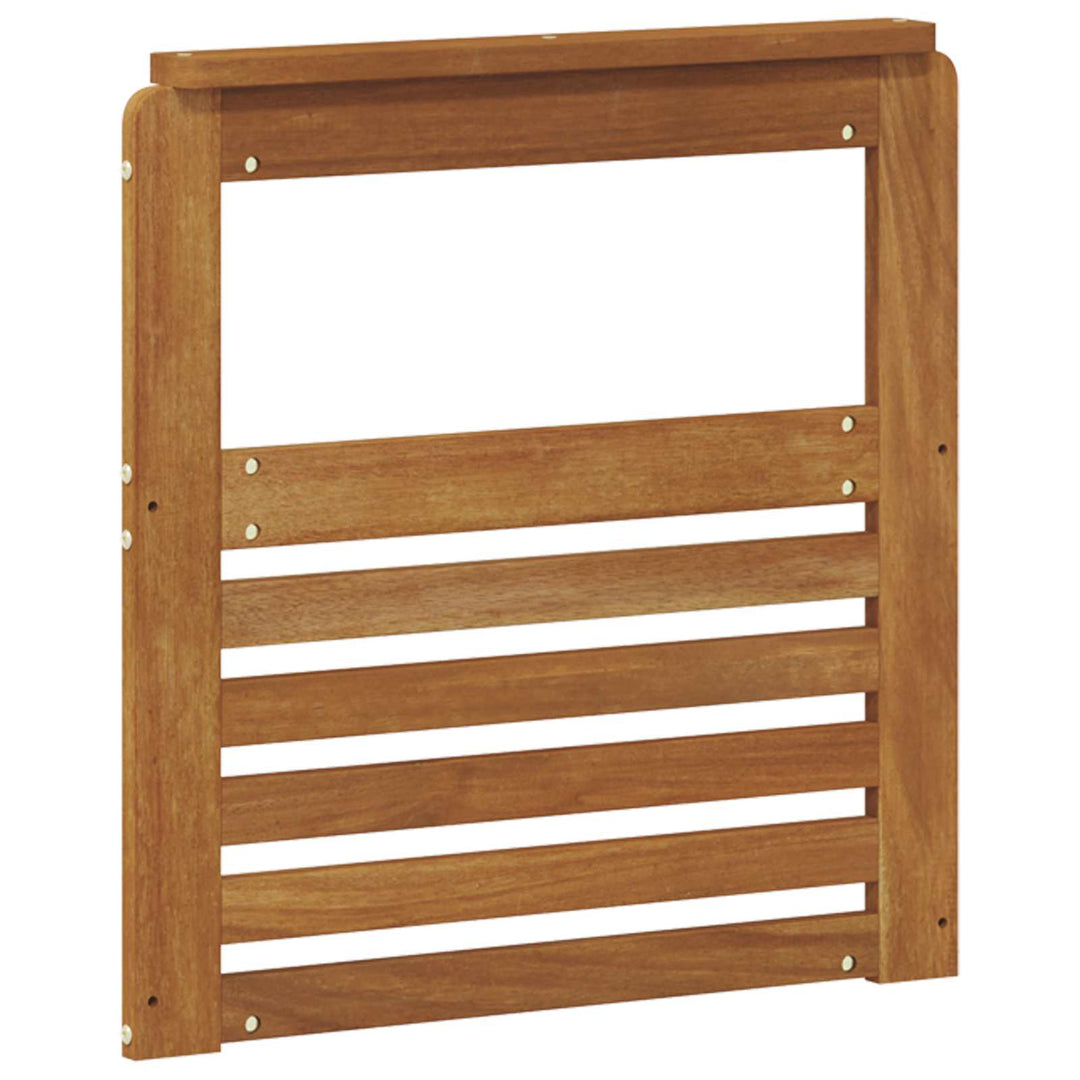 Armstöd 2 St Brun 59 X 6 X 61 Cm Massivt Akaciaträ