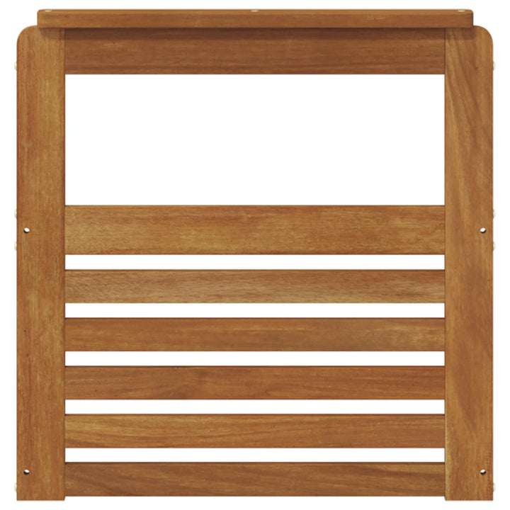 Armstöd 2 St Brun 59 X 6 X 61 Cm Massivt Akaciaträ