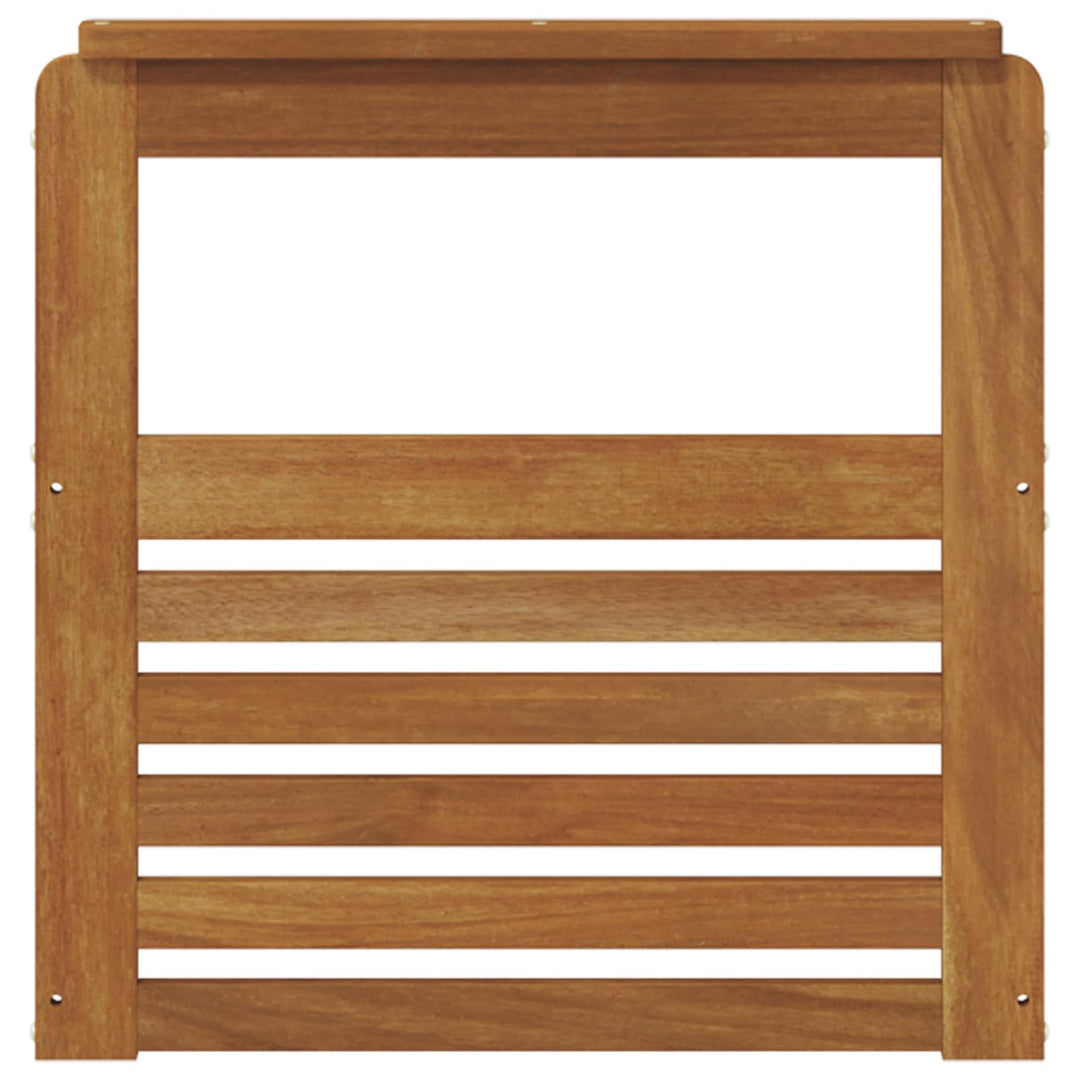 Armstöd 2 St Brun 59 X 6 X 61 Cm Massivt Akaciaträ