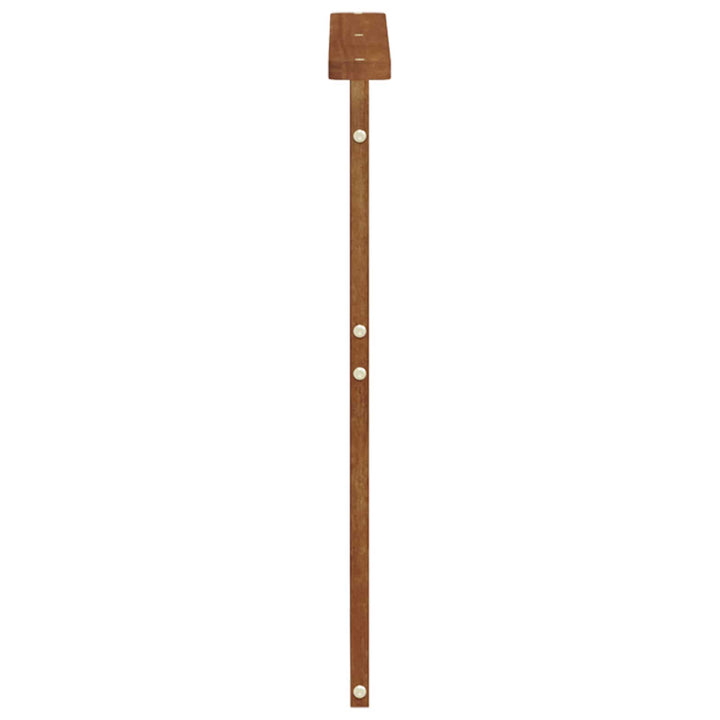 Armstöd 2 St Brun 59 X 6 X 61 Cm Massivt Akaciaträ