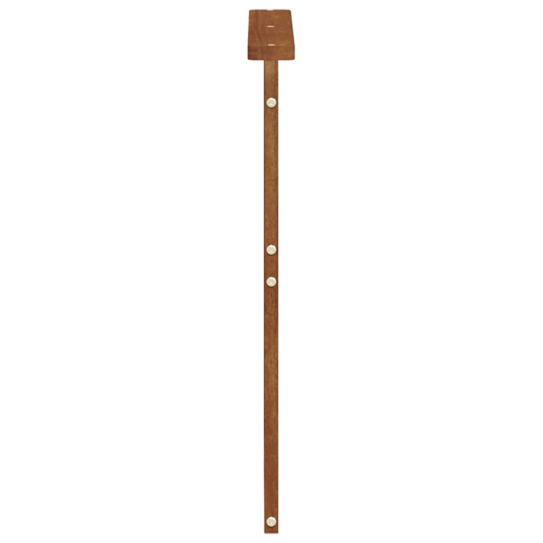 Armstöd 2 St Brun 59 X 6 X 61 Cm Massivt Akaciaträ