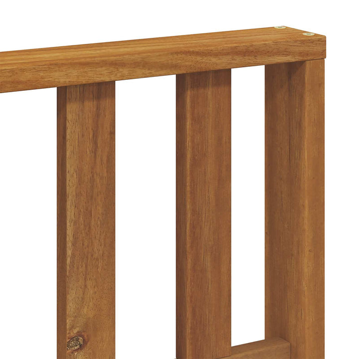 Armstöd 2 St Brun 60 X 6 X 61 Cm Massivt Akaciaträ