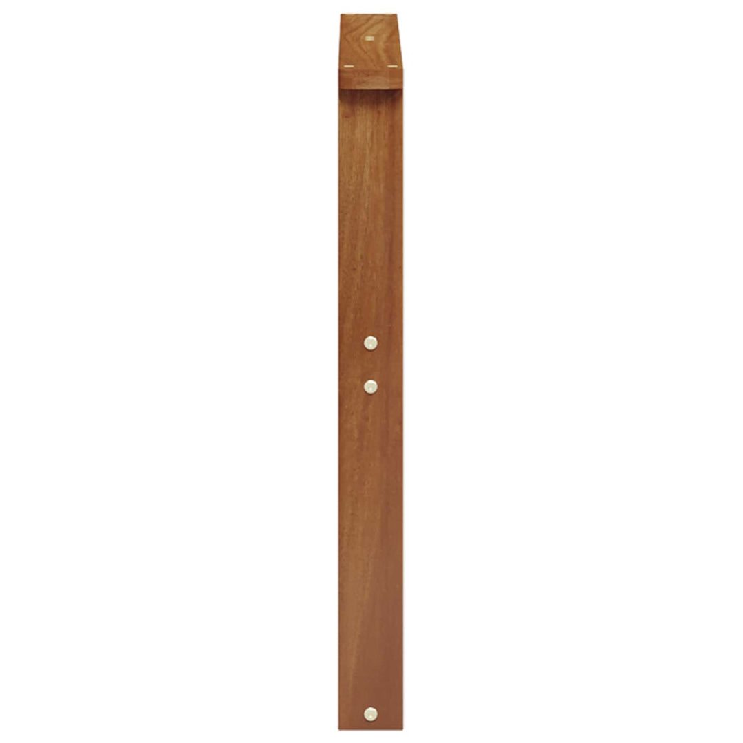 Armstöd 2 St Brun 60 X 6 X 61 Cm Massivt Akaciaträ