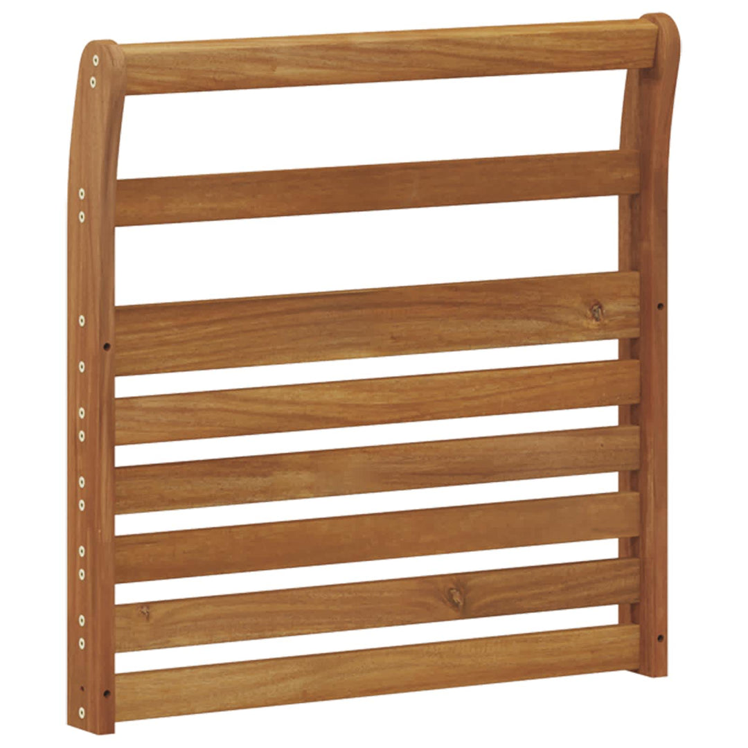 Armstöd 2 St Naturlig 58,5 X 8 X 60 Cm Massivt Akaciaträ