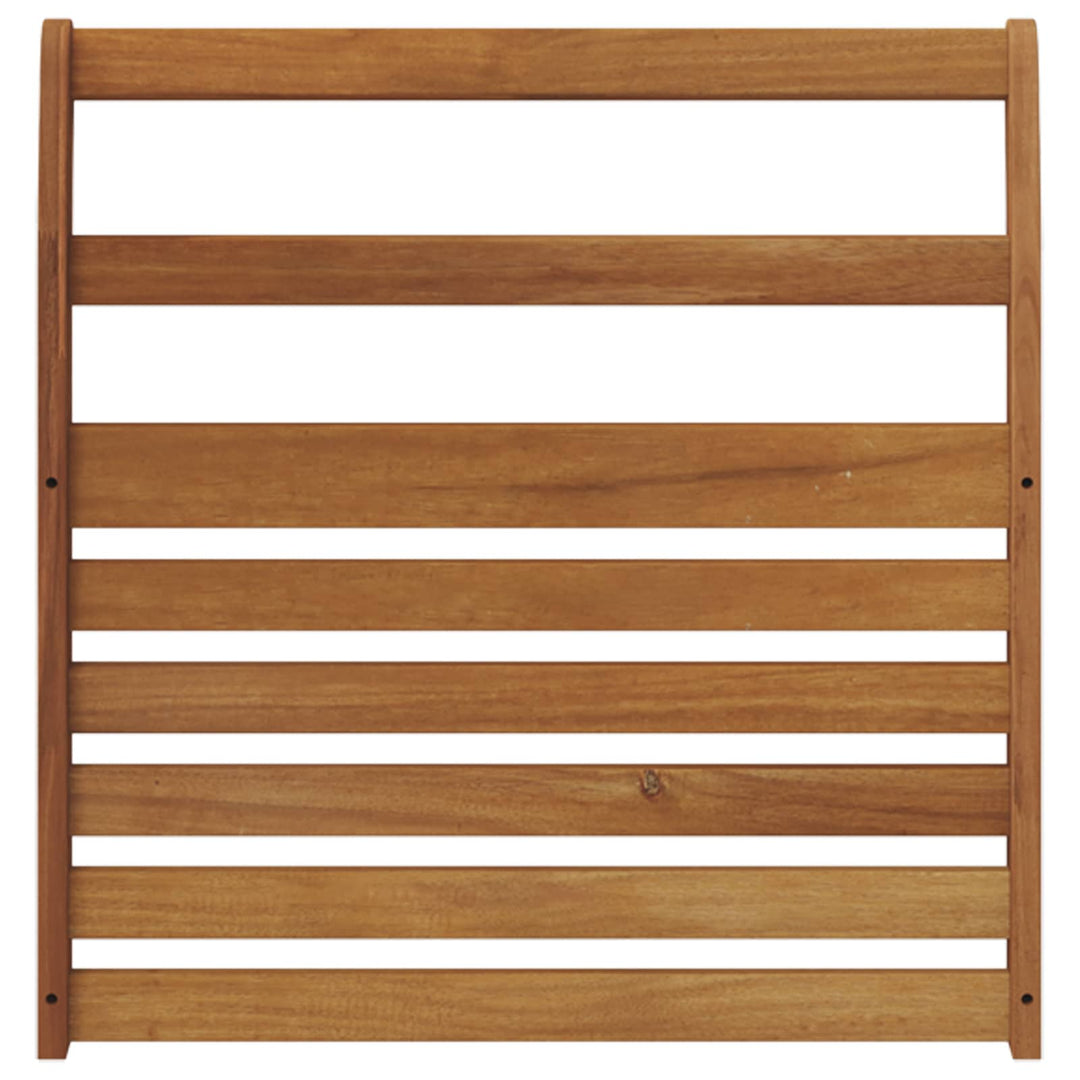 Armstöd 2 St Naturlig 58,5 X 8 X 60 Cm Massivt Akaciaträ