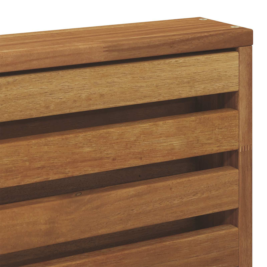 Armstöd 2 St Brun 58.5 X 10 X 61 Cm Massivt Akaciaträ