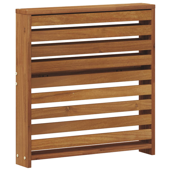 Armstöd 2 St Brun 58.5 X 10 X 61 Cm Massivt Akaciaträ