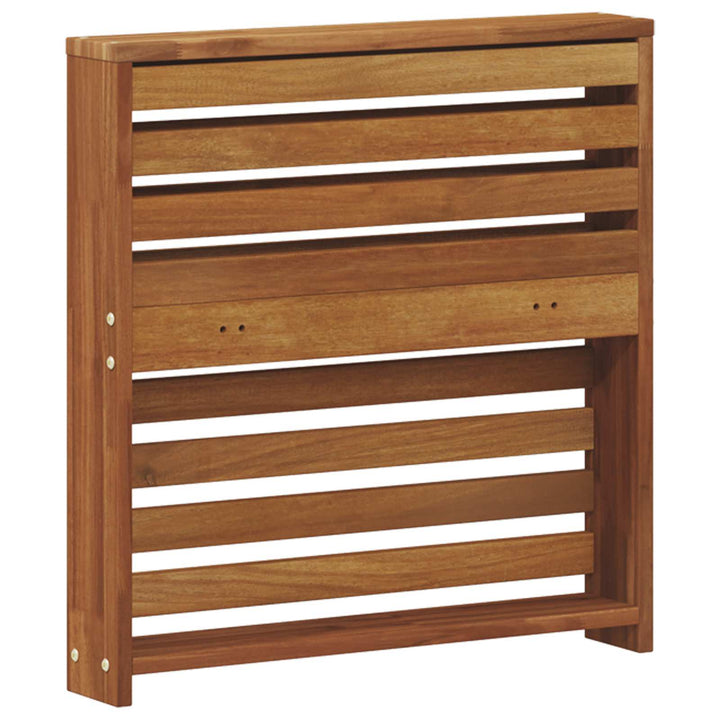 Armstöd 2 St Brun 58.5 X 10 X 61 Cm Massivt Akaciaträ