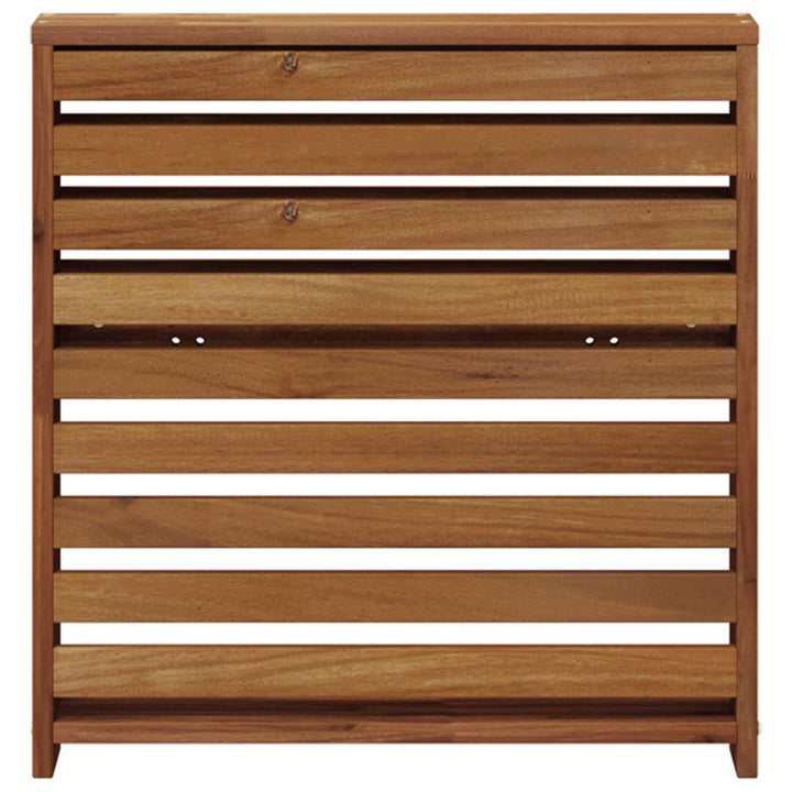 Armstöd 2 St Brun 58.5 X 10 X 61 Cm Massivt Akaciaträ
