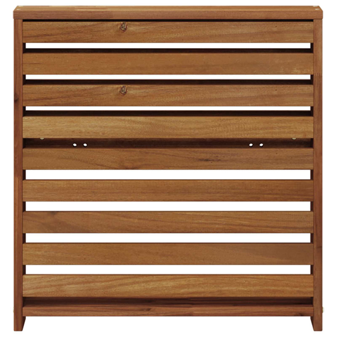 Armstöd 2 St Brun 58.5 X 10 X 61 Cm Massivt Akaciaträ